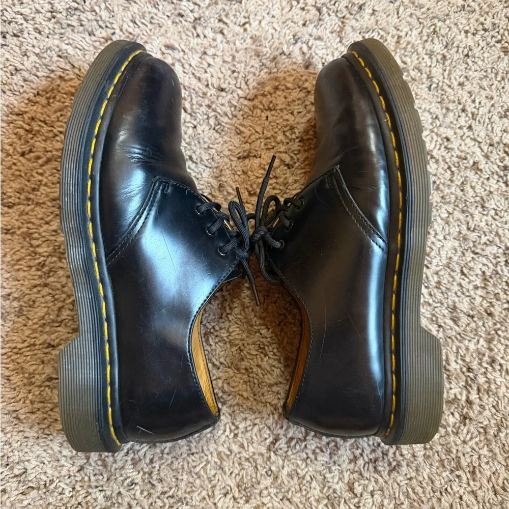 Dr. Martens Black Leather Shoes - Picture 3 of 7